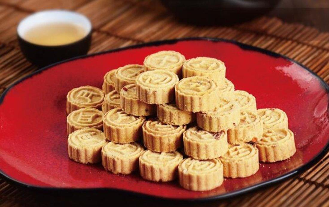 Guangdong Specialty: Native Handmade One Bite Mini Apricot Kernel Cakes or Almond Pastries - Mighty Depot