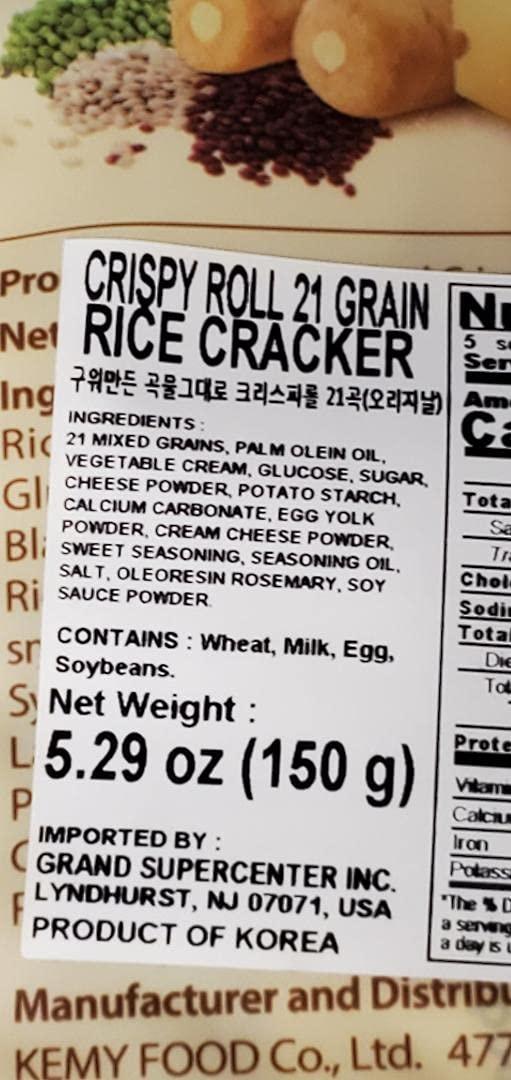 Kemy 21 Grain Premium Baked Crispy Roll, Original Flavor 5.29oz - Mighty Depot