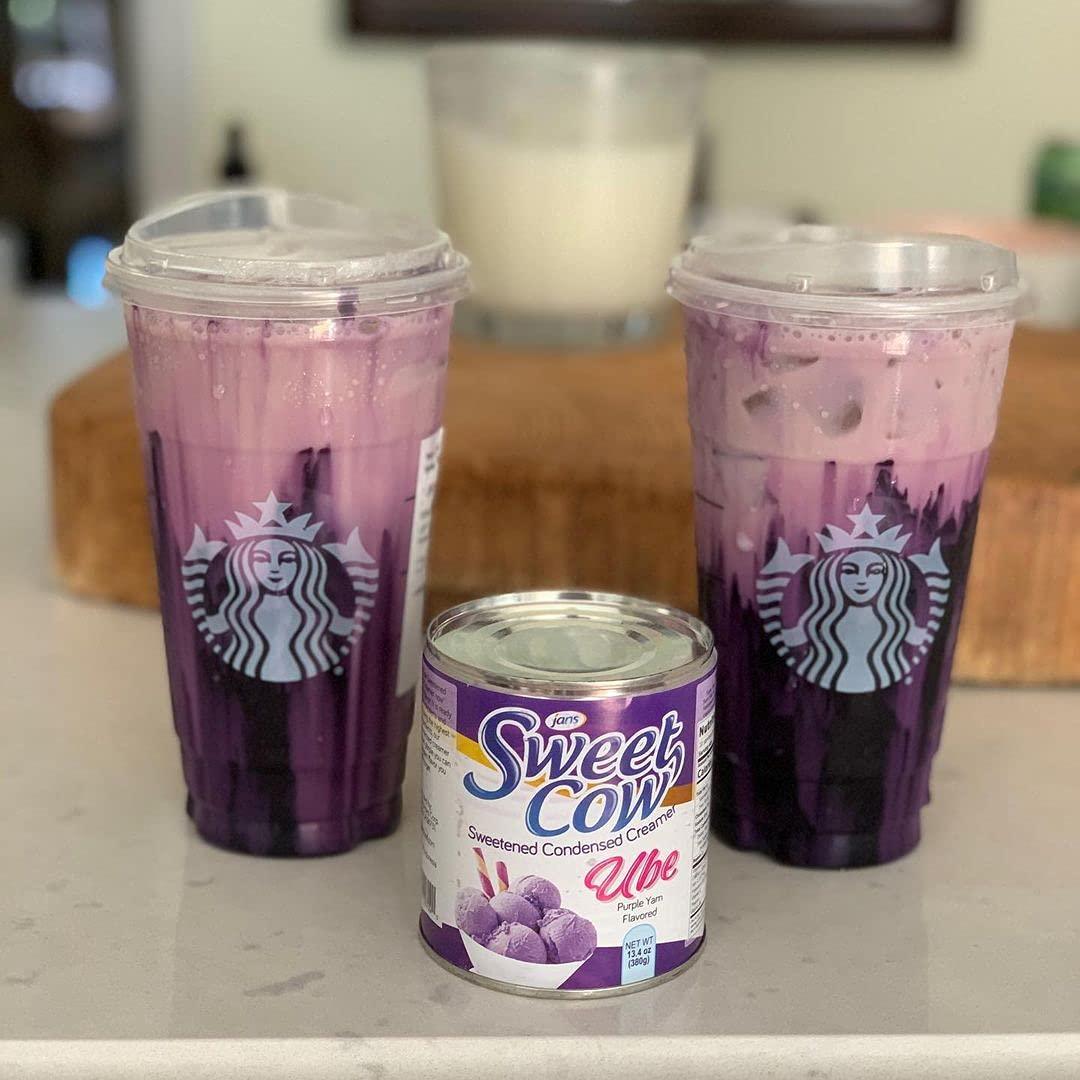 Jans Sweet Cow - Ube Sweetened Condensed Creamer - 13.40 oz - Mighty Depot