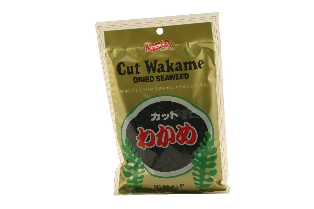 Shirakiku Cut Wakame (Seaweed) 2.5z - Mighty Depot