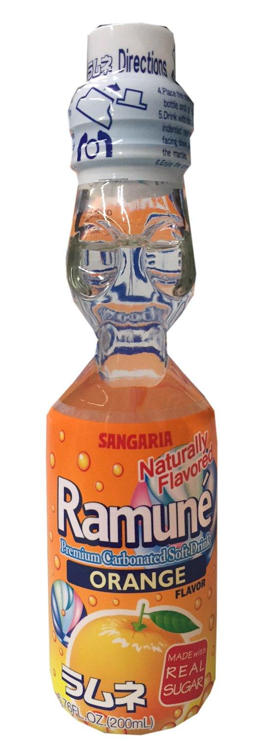 Sangaria Ramune Premium Carbonated Soft Drink 6.76 fl oz per Bottle - Mighty Depot
