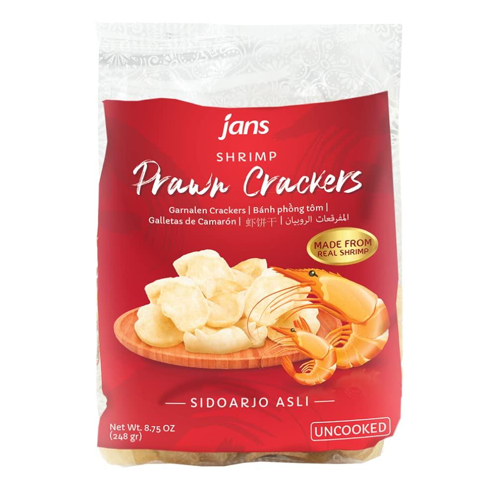 Jans Prawn Crackers, 7 Ounces, 1 Bag - Mighty Depot