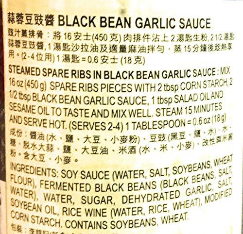 Lee Kum Kee Black Bean Garlic Sauce 13 Oz (1 JAR) - Mighty Depot