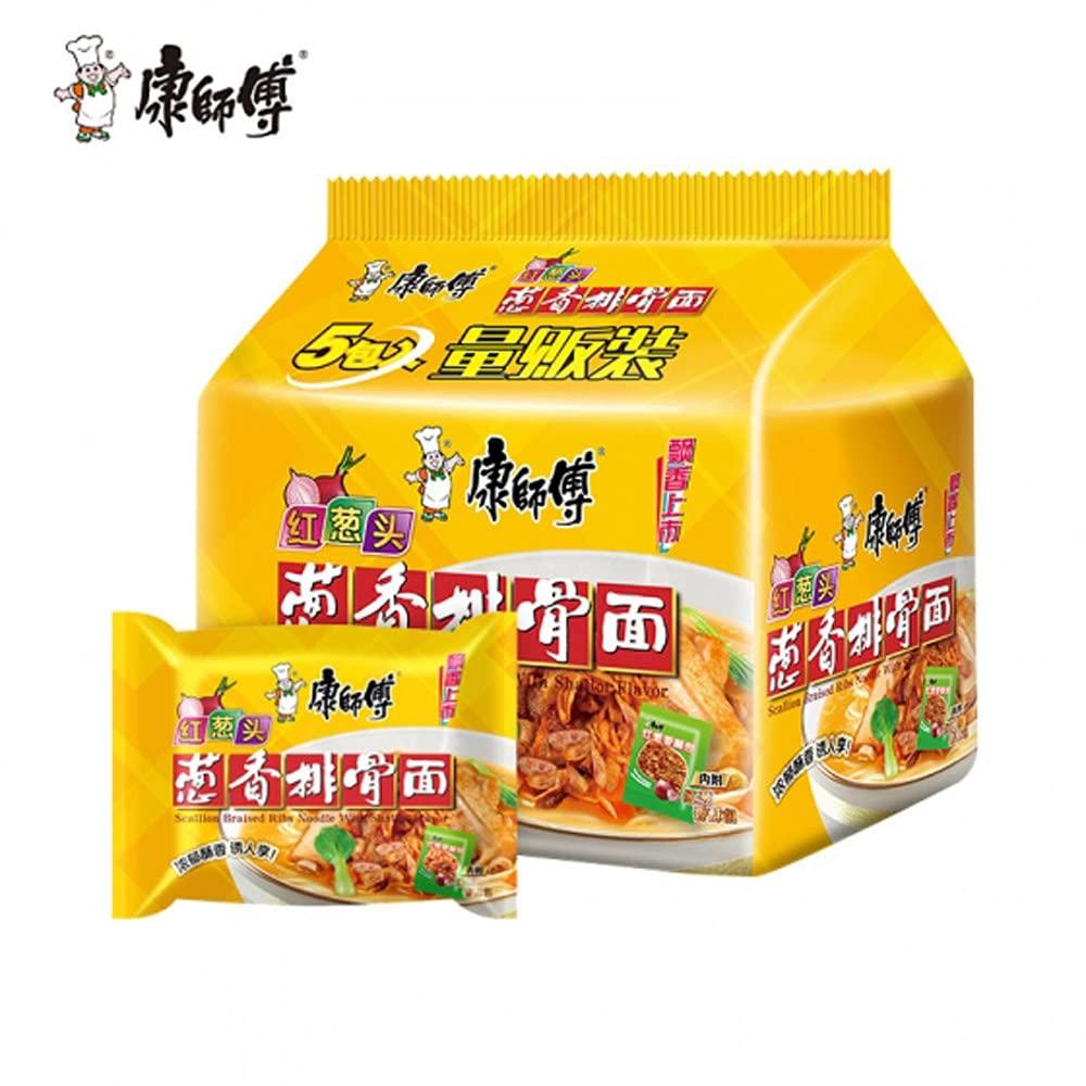 中国版康师傅经典方便面袋装 Instant Noodle 8 Bags - Mighty Depot