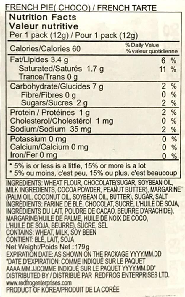 Haitai French Pie (Strawberry, apple, choco, and grape) Spread on Top of Cracker - Mighty Depot