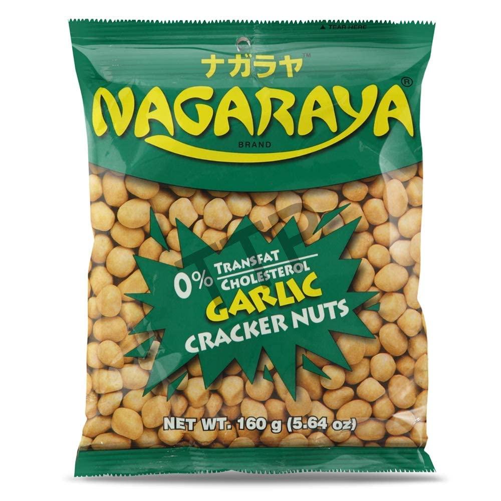 Nagaraya Cracker Nuts Garlic Pack of 5 (160 G Per Pack) - Mighty Depot