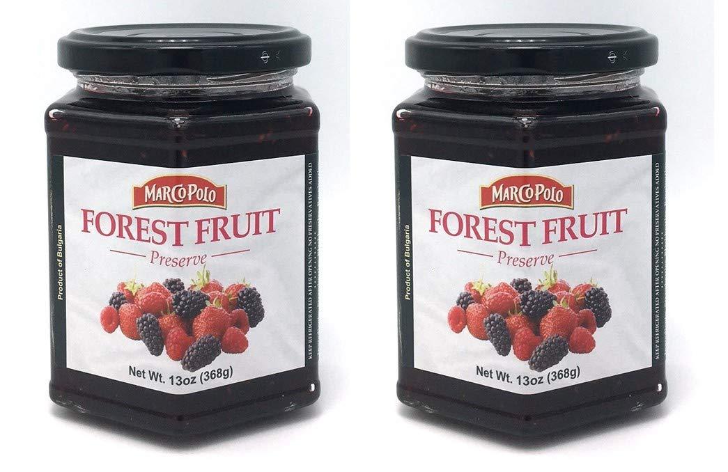 Marcopolo Forest Fruit Preserve 13oz (368gr net) PACK of 2 - Mighty Depot