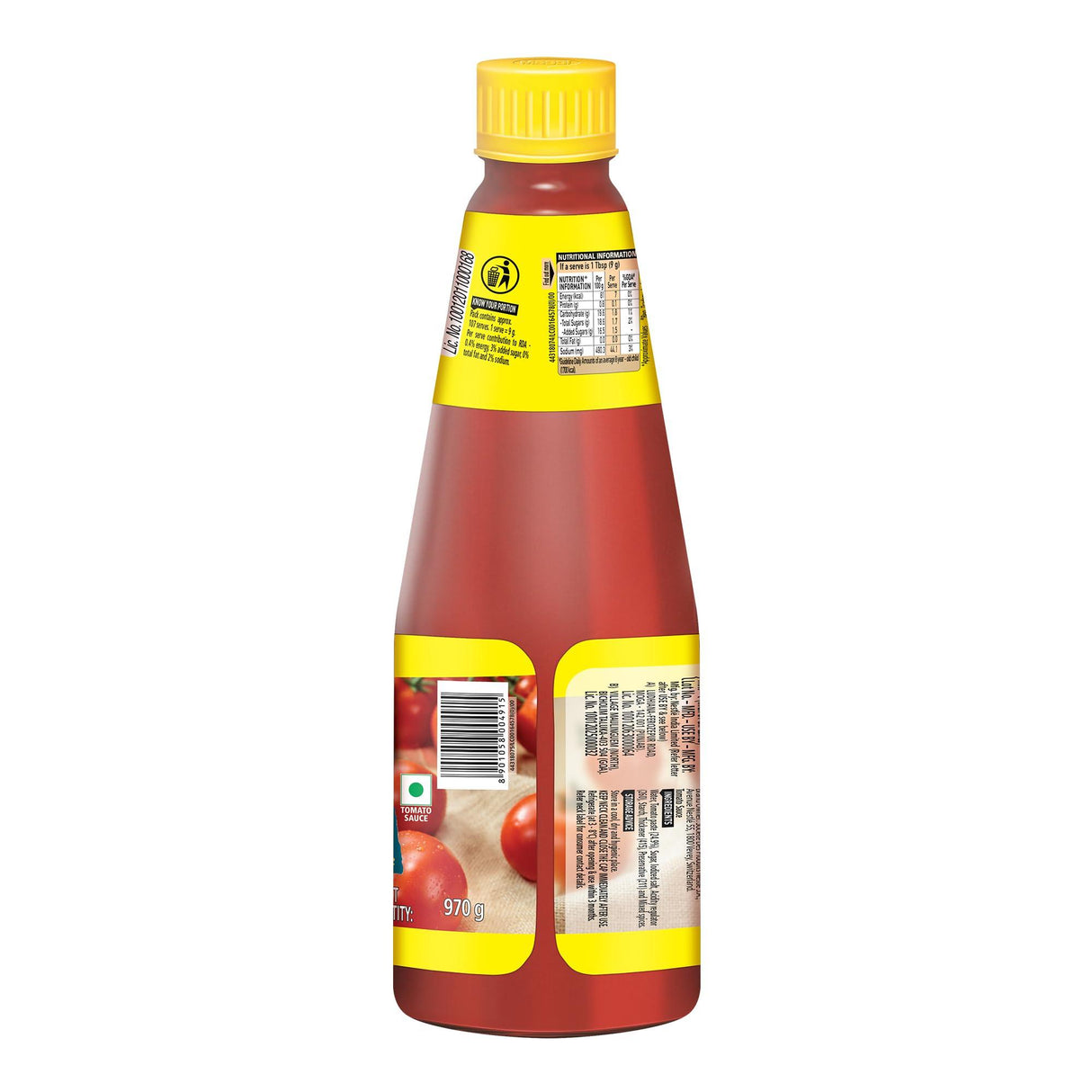 MAGGI TOMATO SAUCE NO GARLIC-ONION - 500 Gms - Mighty Depot