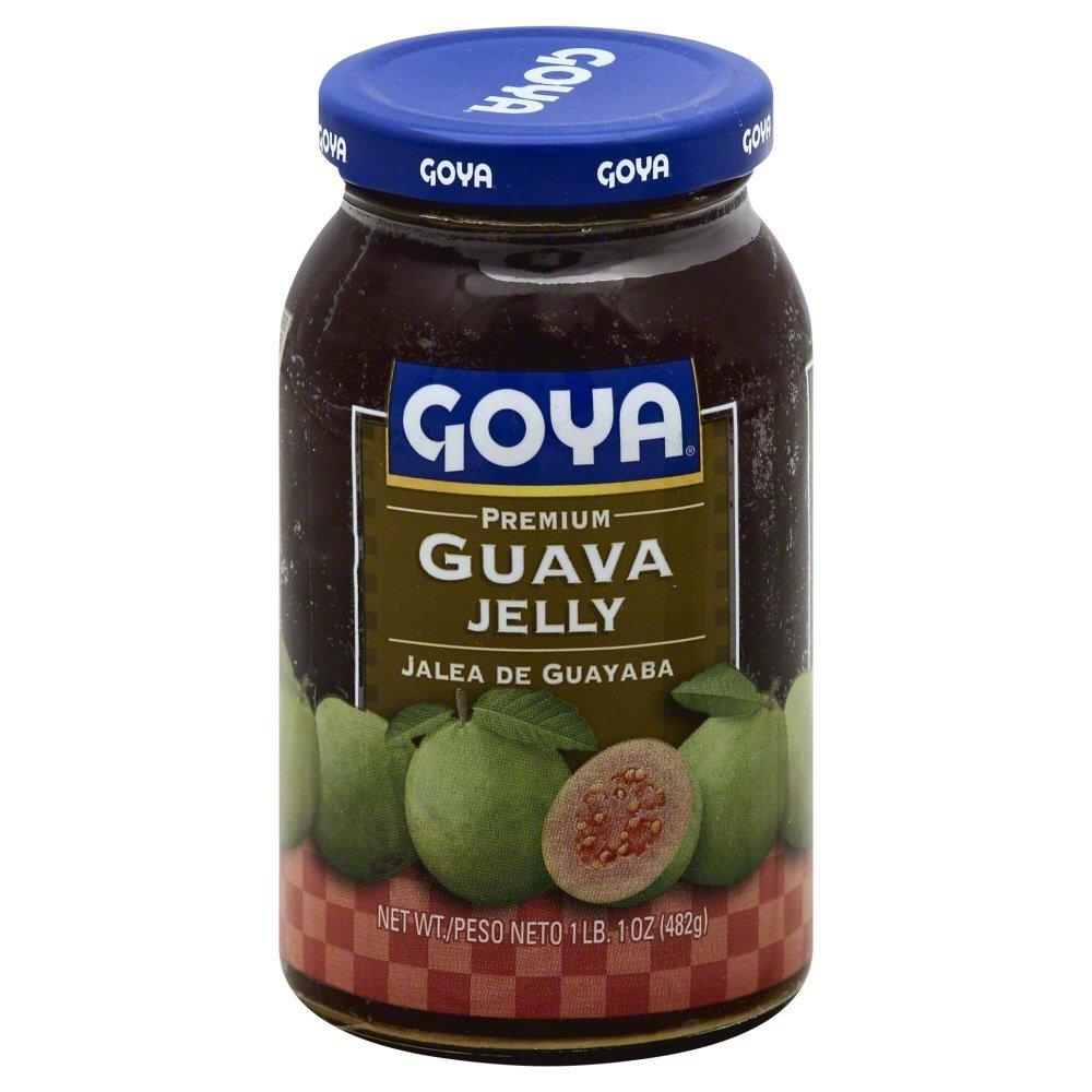 Goya Guava Jelly, 17-Ounce Glass Jars (Pack of 3) - Mighty Depot