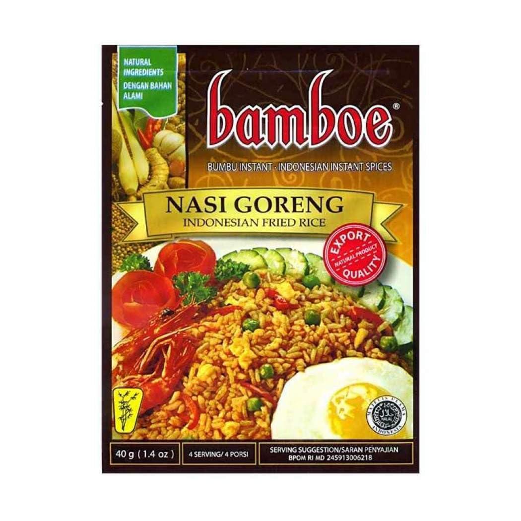 Bamboe Bumbu Instant Nasi Goreng Indonesian Fried Rice Spices, 40 Gram (Pack of 3) - Mighty Depot
