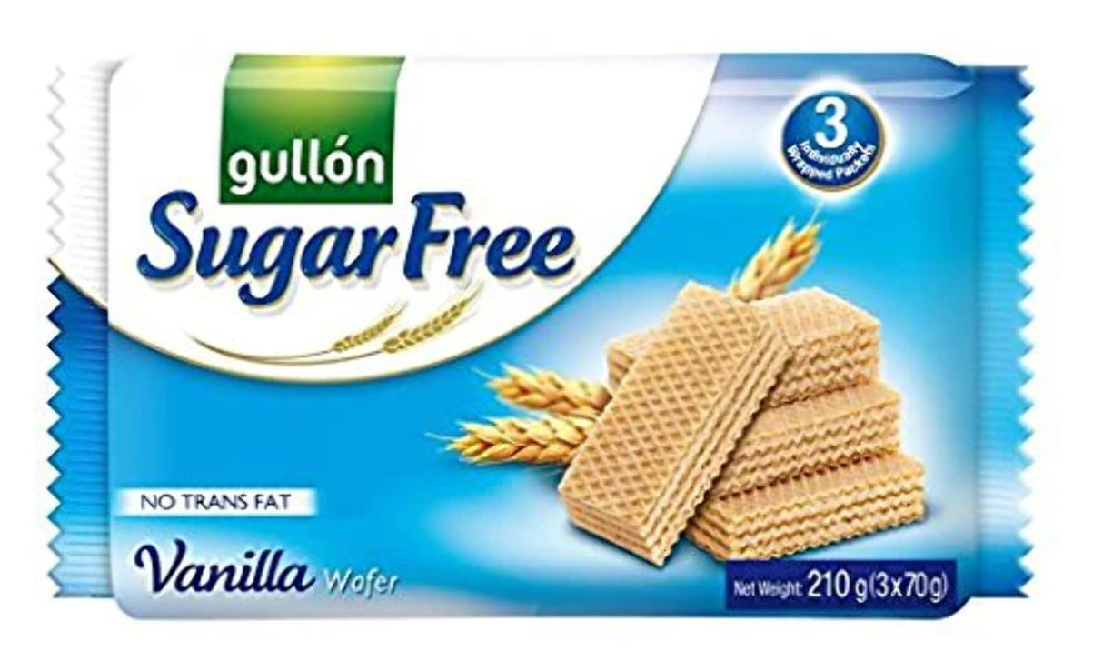 Gullon Sugar Free Vanilla Wafer Cookies 7.4 Oz/210 G - Mighty Depot
