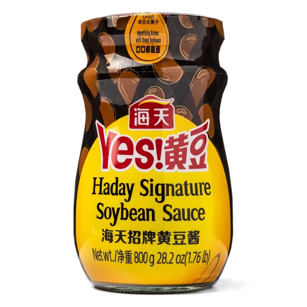 Hayday Signature Soybean Sauce "海天招牌黄豆酱" - Large Family Size Jar -28.2 Ounces - Mighty Depot