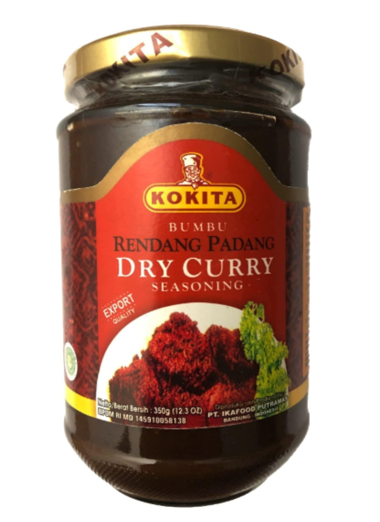 Kokita Rendang Padang Dry Curry, 12 Ounce - Mighty Depot
