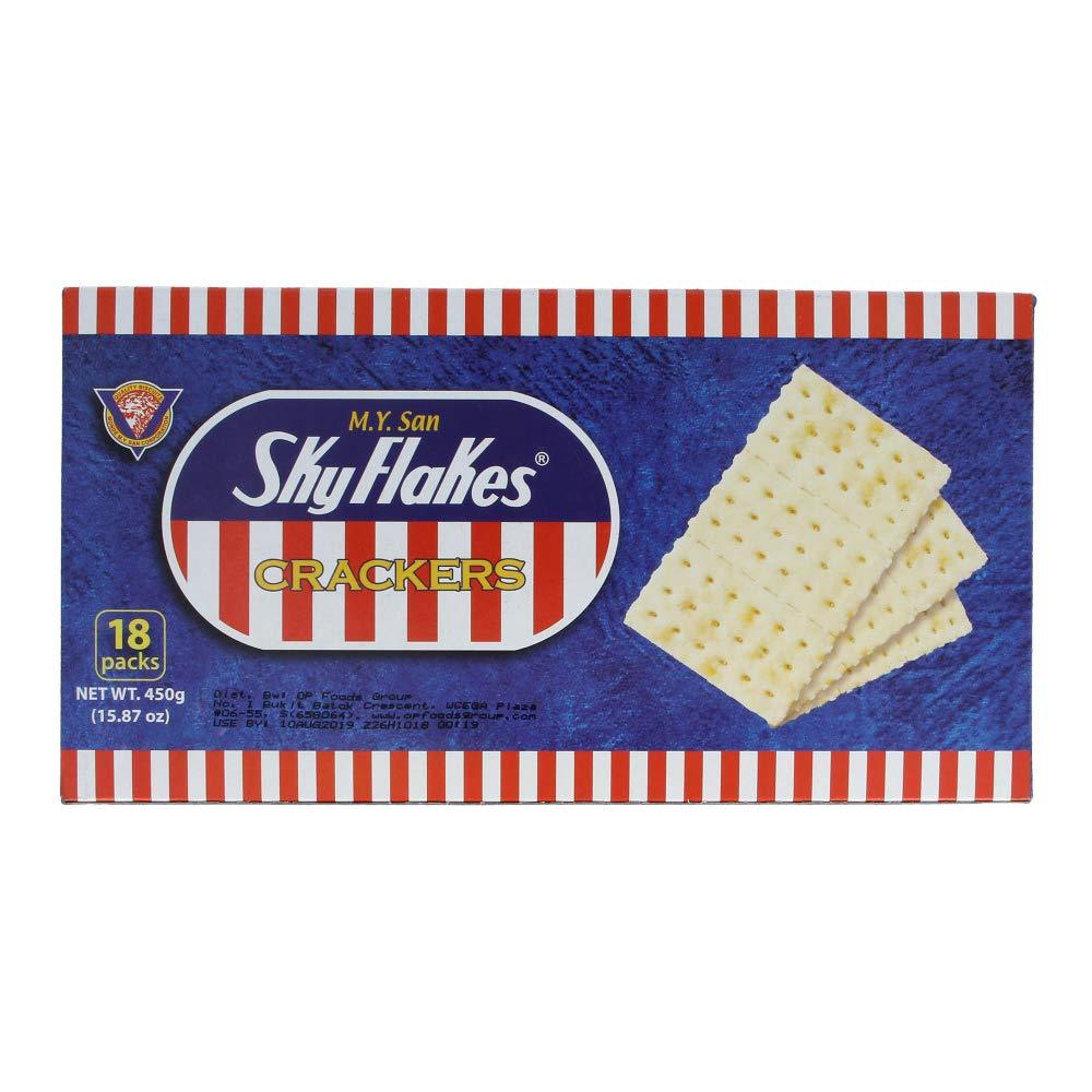 M.Y. San Skyflakes Crackers Box, 450g - Mighty Depot