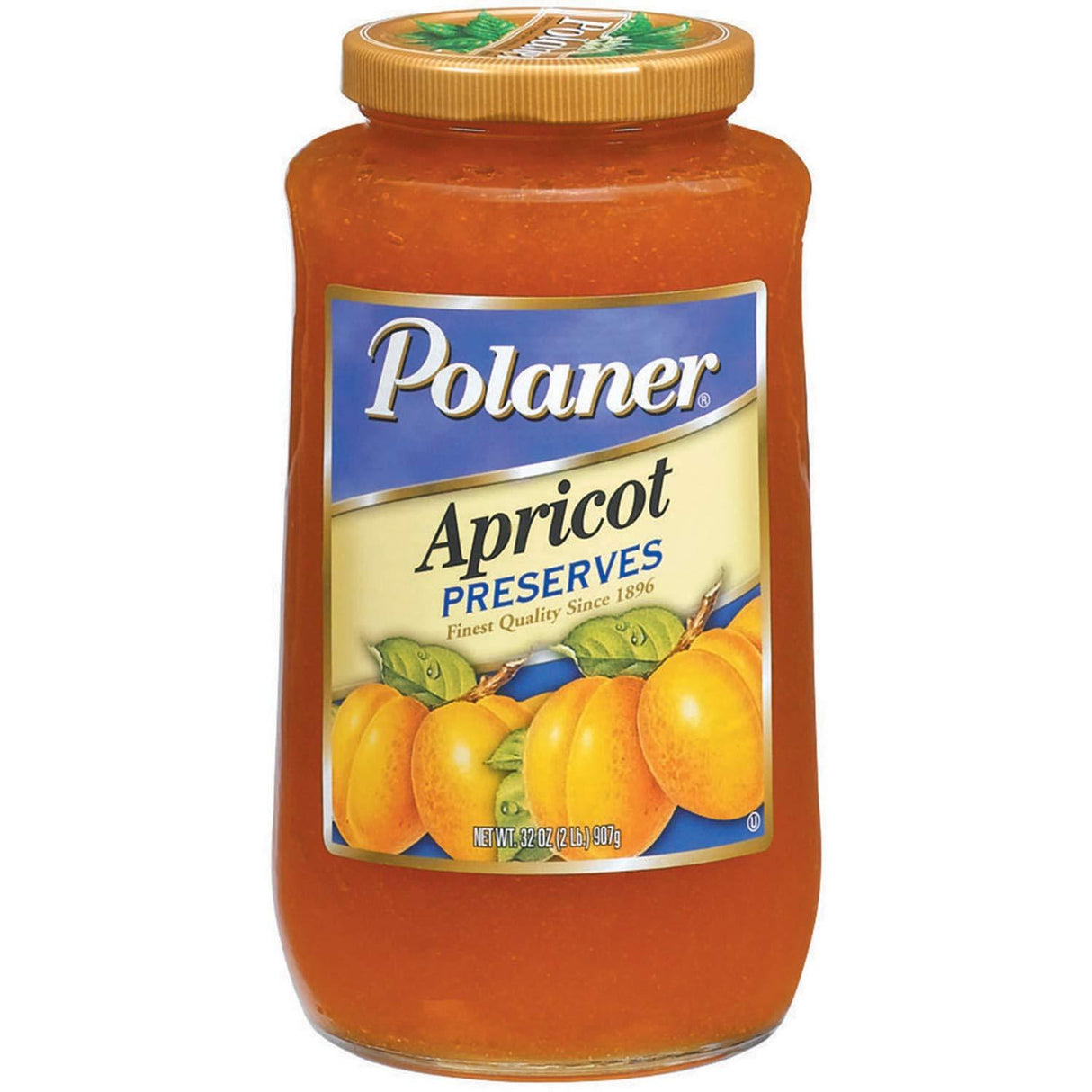 Polaner Preserves, Apricot, 32 Ounce - Mighty Depot