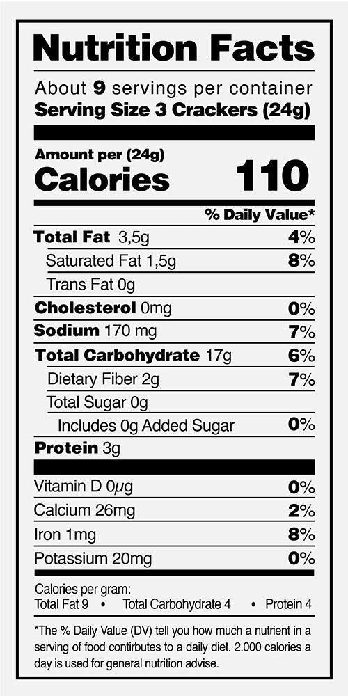 Dux Wheat and Oat Fiber Crackers | Enjoy Anytime | 7.62 Oz (Pack of 4) - Mighty Depot