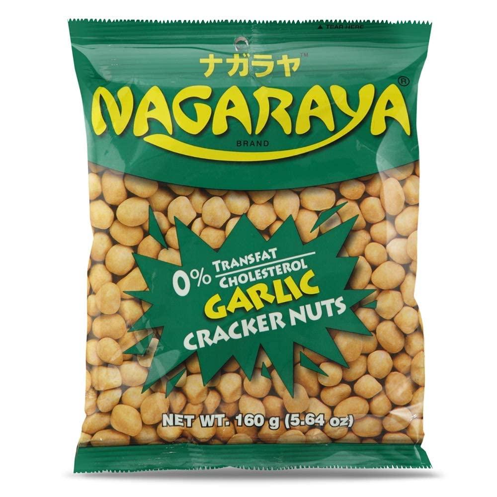 Nagaraya Cracker Nuts Garlic Pack of 5 (160 G Per Pack) - Mighty Depot