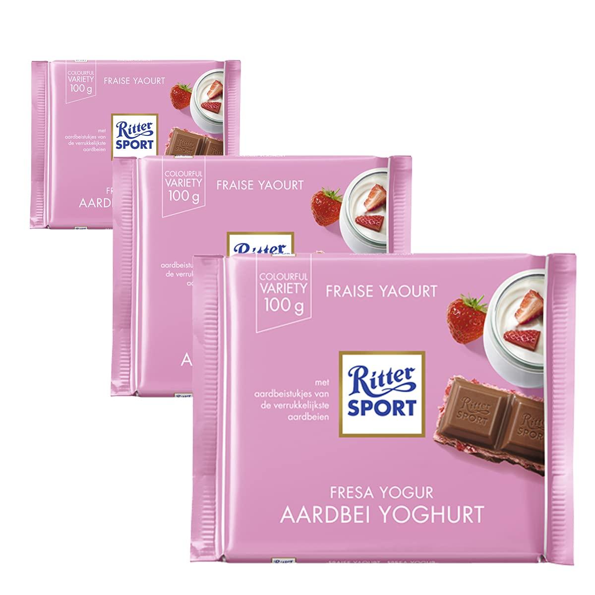 Ritter Sport Strawberry Yogurt 100g (pack of 5) - Mighty Depot