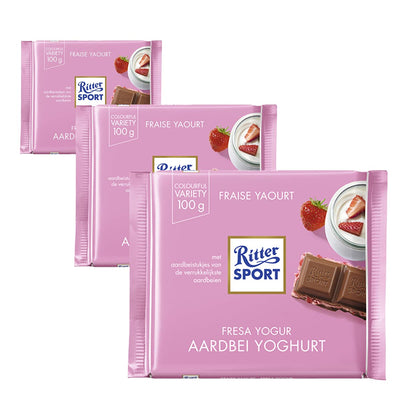 Ritter Sport Strawberry Yogurt 100g (pack of 5)