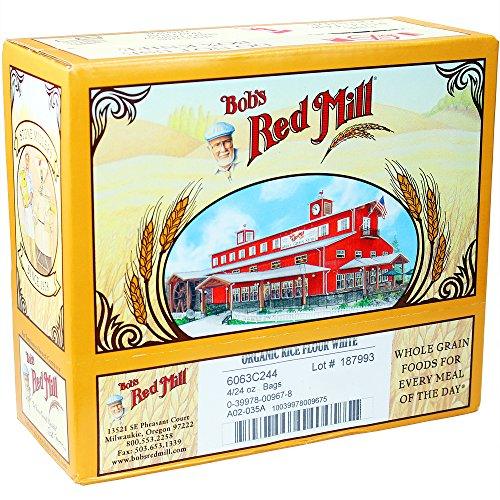 Bob's Red Mill White Rice Flour, Organic, 24-Ounce Packages (Pack of 4) - Mighty Depot