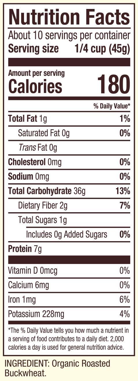 Bob's Red Mill Organic Kasha/Toasted Buckwheat, 16 Oz - Mighty Depot