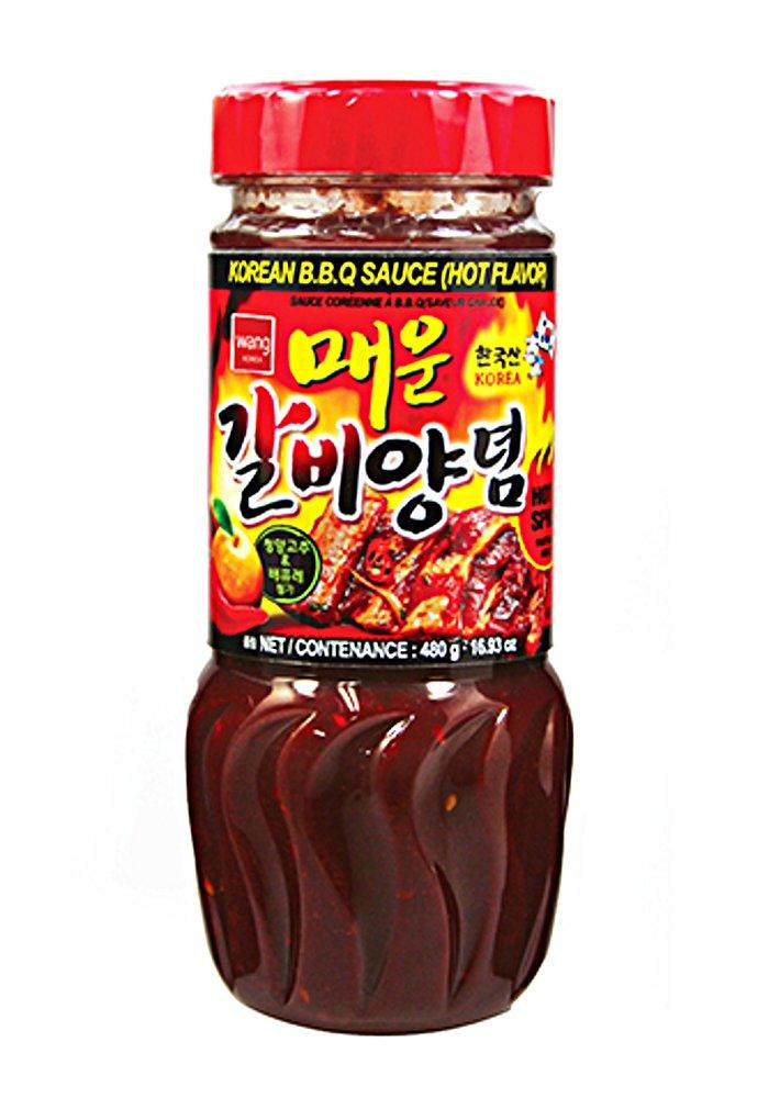 Wang, Korean BBQ Sauce (Hot), 16.93 oz - Mighty Depot