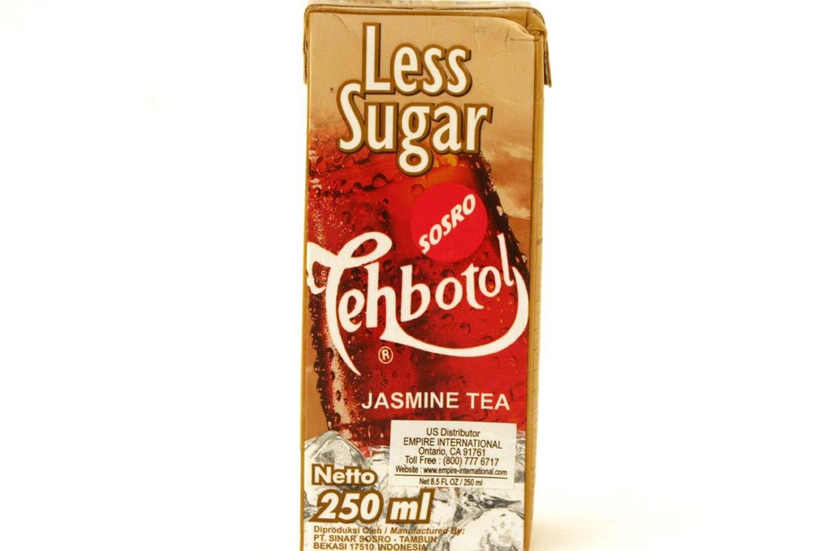 Teh Botol Less Sugar (Jasmine Tea) - 250ml (Pack of 12) - Mighty Depot