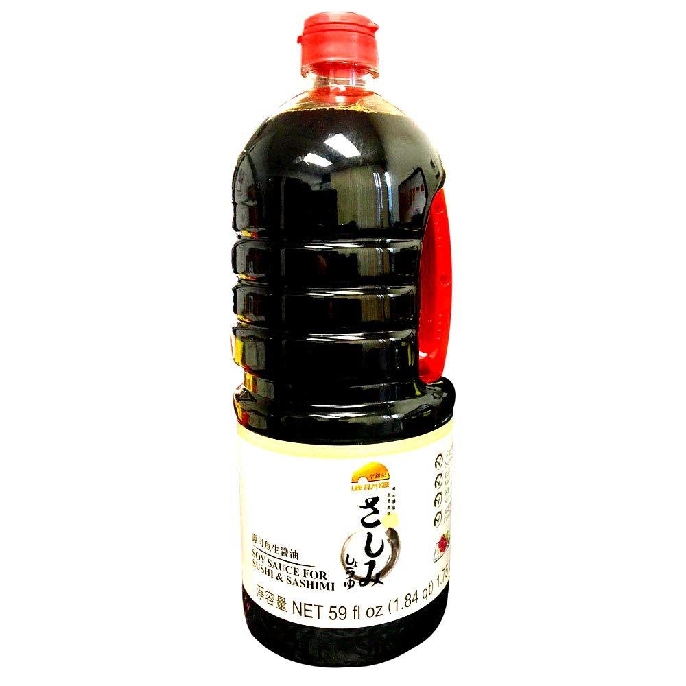 All Natural Soy Sauce for Sushi & Sahimi 59 fl oz / 1750ml - Mighty Depot