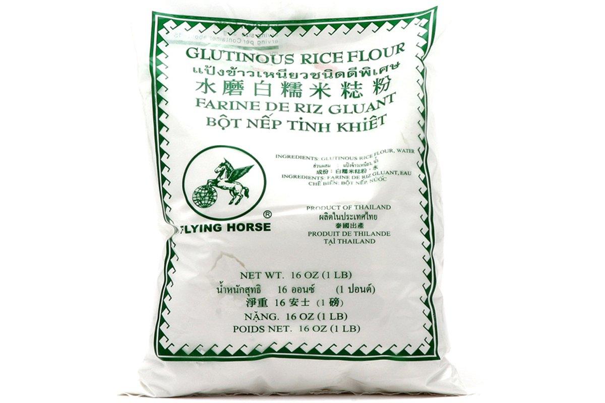 Flying Horse Glutinous Rice Flour (3 packs) - 16oz - Mighty Depot