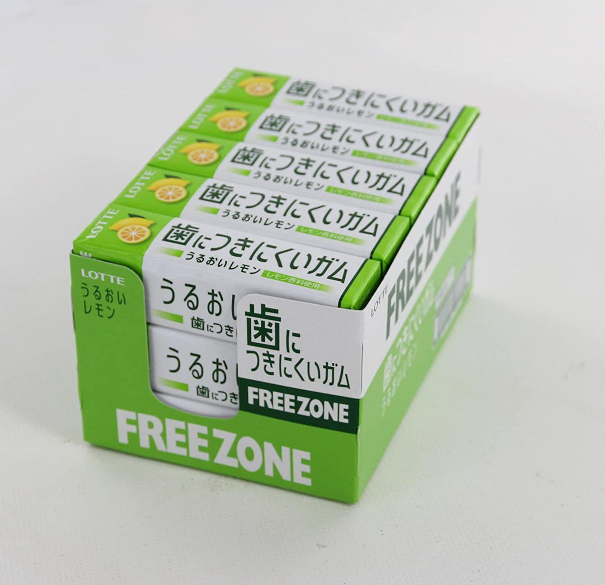 Lotte free zone gum (lemon) nine X15 pieces - Mighty Depot