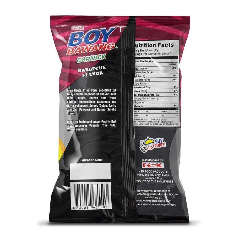 Boy Bawang Cornick Crispy Tasty & Gluten-Free Corn Nuts Snacks 3 Packs - Mighty Depot