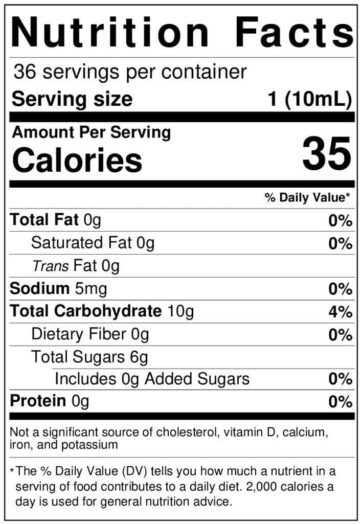 Songwha All Natural No Sugar Added Ginger Syrup - 335ml/12 fl. oz. - Mighty Depot