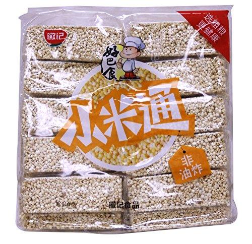 Huiji Roasted Millet Snack Bar 400g - Mighty Depot