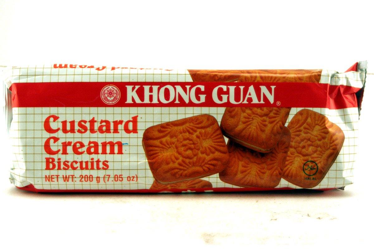 Khong Guan Biscuits (Custard Cream) (Pack of 1) - Mighty Depot