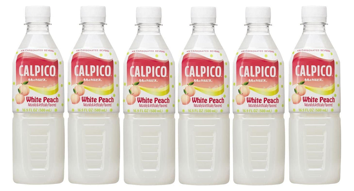 Calpico Japanese Non-Carbonated Soft Drinks 16.9oz, 6 Pack - Mighty Depot