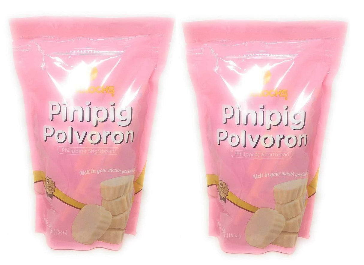 Goldilocks Polvoron Pinipig 30 PCS 2 Bags - Mighty Depot