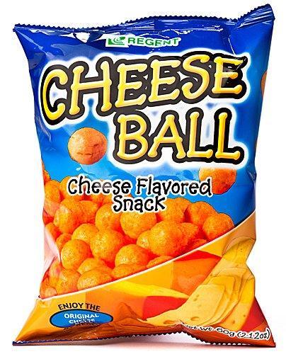 Regent Cheese Ball Cheese Flavored Snack 60g - Mighty Depot