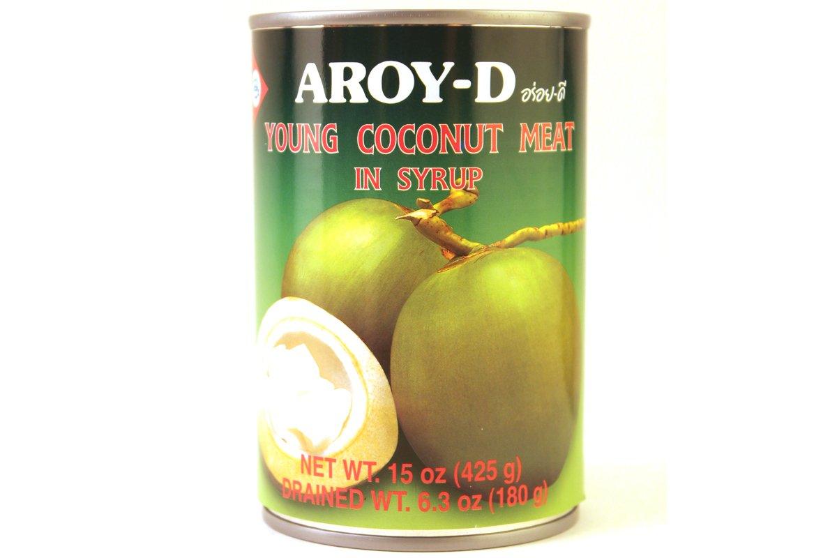 Young Coconut Meat in Syrup - 15oz (Pack of 3) - Mighty Depot