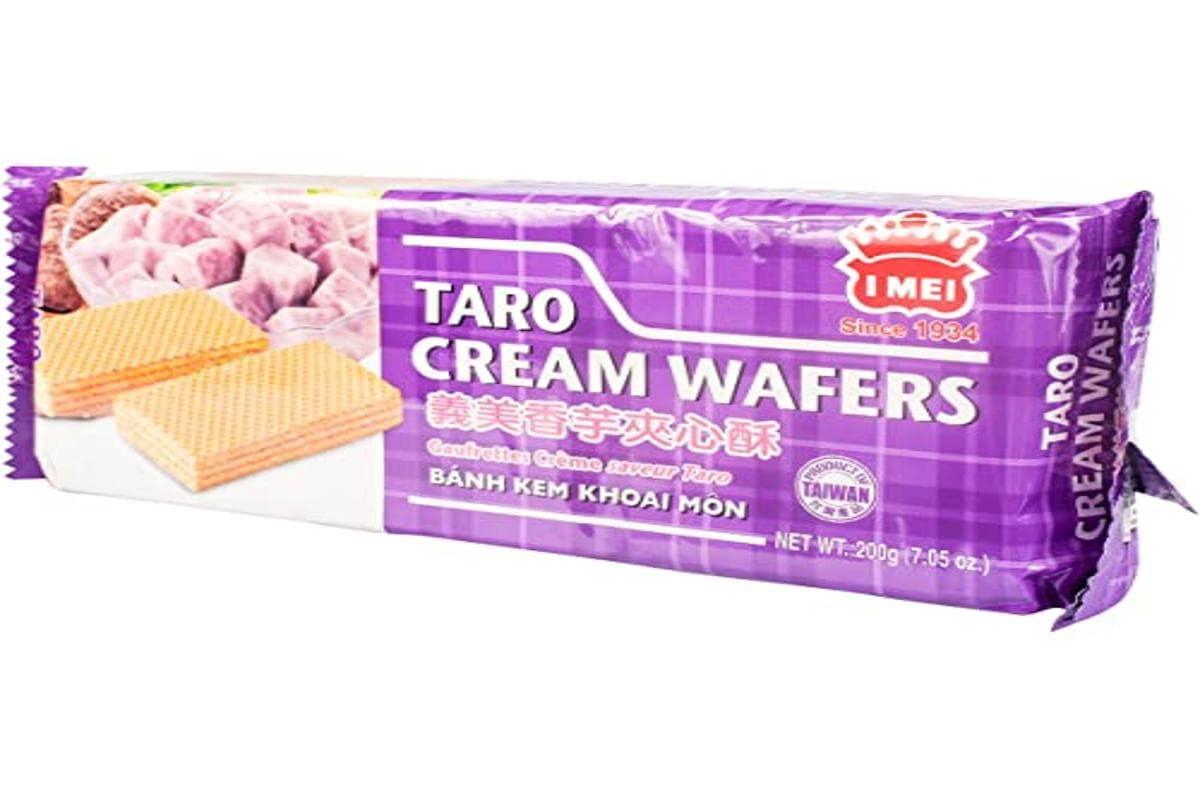 I Mei Taro Cream Wafer, 7.05 Ounces - Mighty Depot