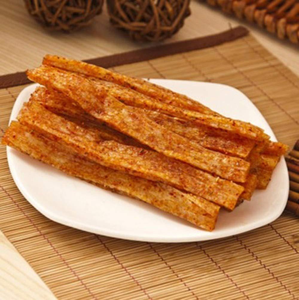 Weilong Spicy Big Gluten Spicy 102g/Pack Chongqing Flavor Casual Snacks Vegetarian Classic卫龙辣条一根根大面筋 香辣大辣条102g/袋 重庆风味休闲零食小吃 - Mighty Depot