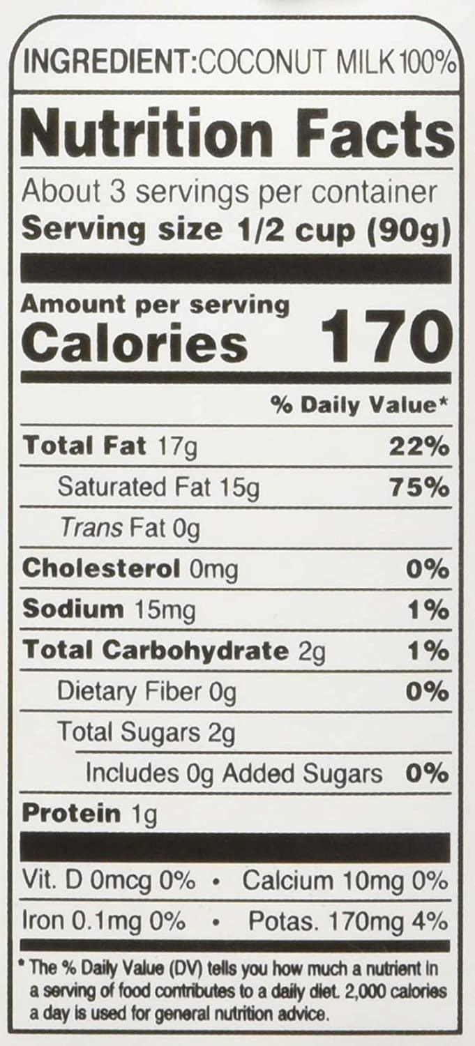 Aroy-D Coconut Milk 8.5 Fluid Ounce (250ml) (Coconut Milk 8.5oz, pack of 36) - Mighty Depot