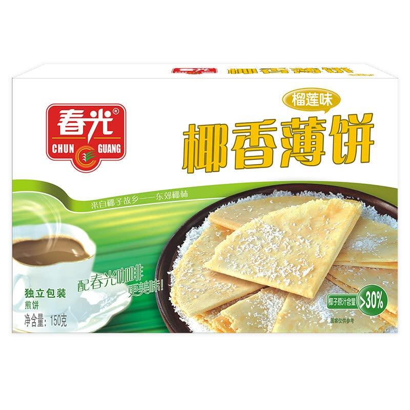Coconut Pancake (pack of 1) 春光食品 海南特产 椰香薄饼 - Mighty Depot