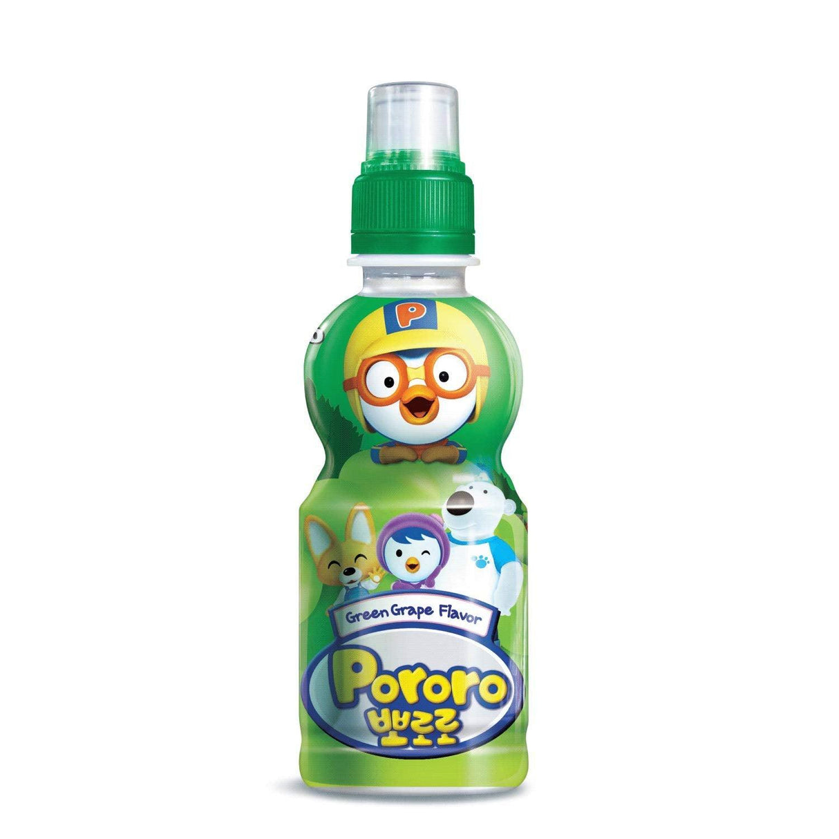 Paldo Fun & Yum Pororo Kids Flavor Drink, Pack of 8, Fruit Juice Drinks with Comfortable Push-Pull Sports Cap, Perfect Drink for Children 7.95 fl oz. x 8 - Mighty Depot