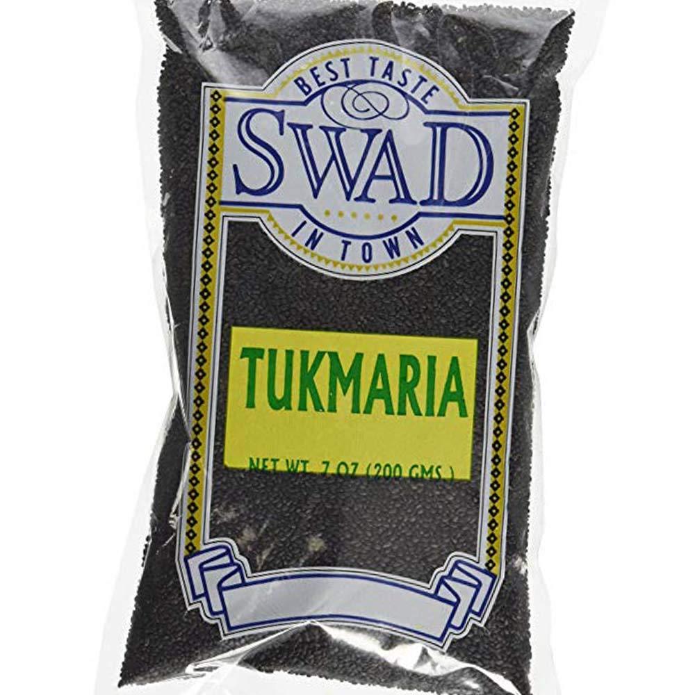 Swad Tukmaria Sacred Basil Seeds, 7 Ounce (New Version) - Mighty Depot
