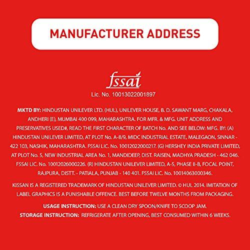 Kissan Mix Fruit Jam, 500g Jar - Mighty Depot