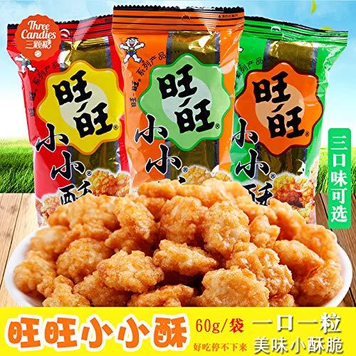 旺旺小小酥原味/黑胡椒味/葱香鸡味60g - Mighty Depot