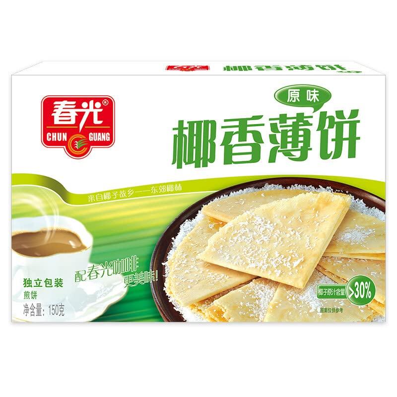 Coconut Pancake (pack of 1) 春光食品 海南特产 椰香薄饼 - Mighty Depot