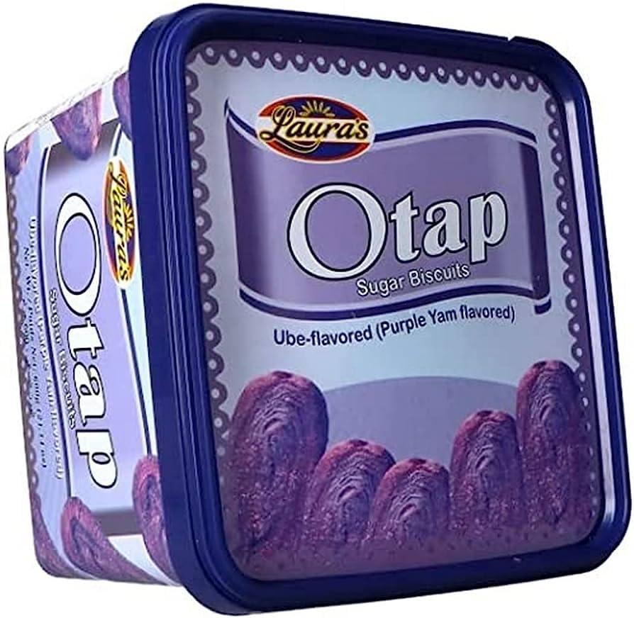 Laura's Otap Biscuits - Ube (Purple Yam) 600g - Mighty Depot