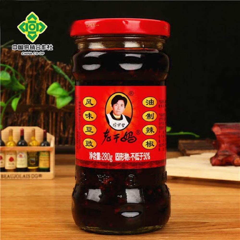 Lao Gan Ma Black Bean Chilli Sauce, 280g - Mighty Depot