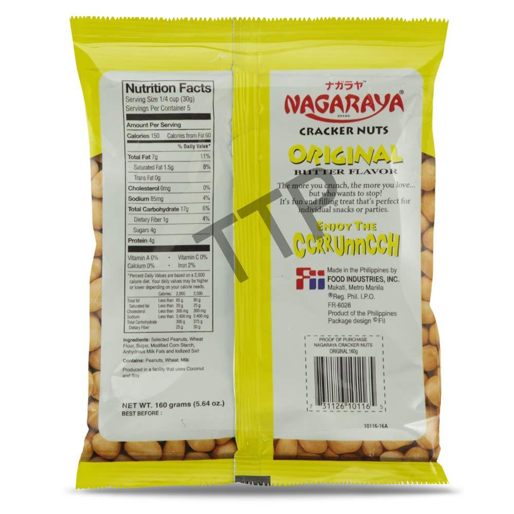 Nagaraya - Original Cracker Nuts, 160g (5.64oz), 8-pack - Mighty Depot